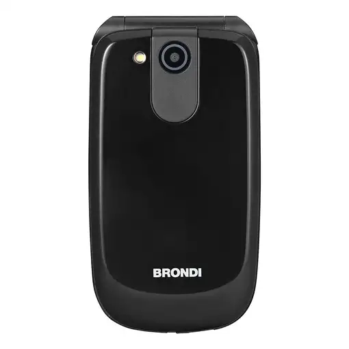 Brondi Raptor 7,11 cm (2.8") 106 g Negro, Metálico Teléfono para personas mayores