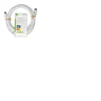 Nedis CSGL40020WT30 cable coaxial 3 m IEC Blanco