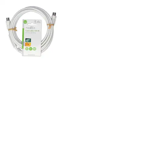 Nedis CSGL40020WT30 cable coaxial 3 m IEC Blanco