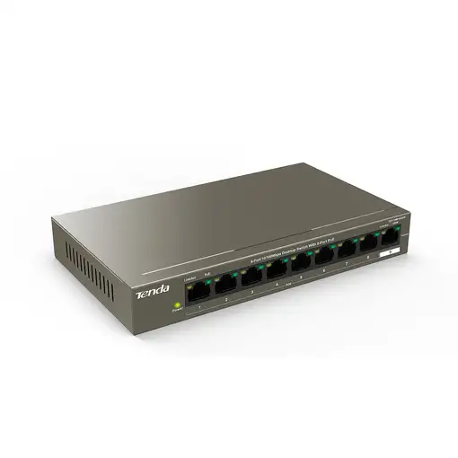 Tenda TEF1109P-8-63W No administrado Fast Ethernet (10/100) Energía sobre Ethernet