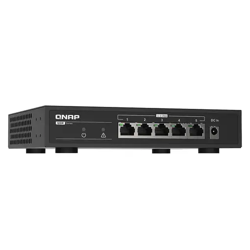 QNAP QSW-1105-5T switch No administrado Gigabit Ethernet (10/100/1000) Negro