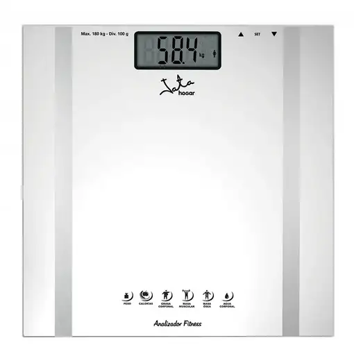 JATA Mod. 532 Rectángulo Blanco Báscula personal electrónica