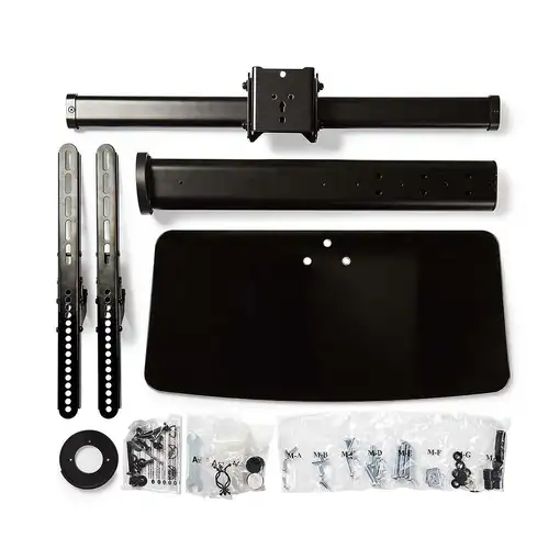 Nedis TVSM2330BK soporte para monitor 165,1 cm (65") Escritorio Negro
