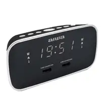 Aiwa CRU-19BK despertador Reloj despertador digital Negro