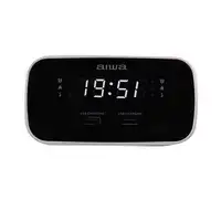 Aiwa CRU-19BK despertador Reloj despertador digital Negro