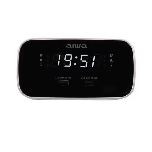 Aiwa CRU-19BK despertador Reloj despertador digital Negro