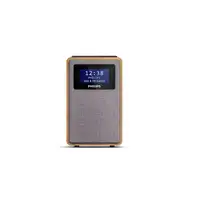 Philips TAR5005/10 radio Reloj Digital Gris, Madera