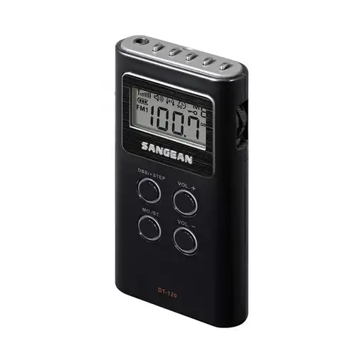 Sangean DT-120B radio Portátil Digital Negro