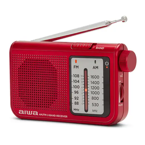 Aiwa RS-55RD radio Personal Analógica Rojo
