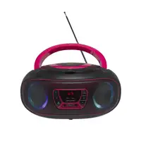Denver TCL-212BT PINK Reproductor de CD portátil Negro, Rosa
