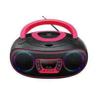 Denver TCL-212BT PINK Reproductor de CD portátil Negro, Rosa