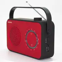Aiwa R-190RD radio Portátil Analógica Negro, Rojo