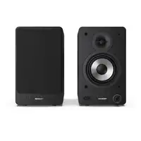Sharp Bookshelf Speakers De 2 vías Negro Inalámbrico y alámbrico 60 W
