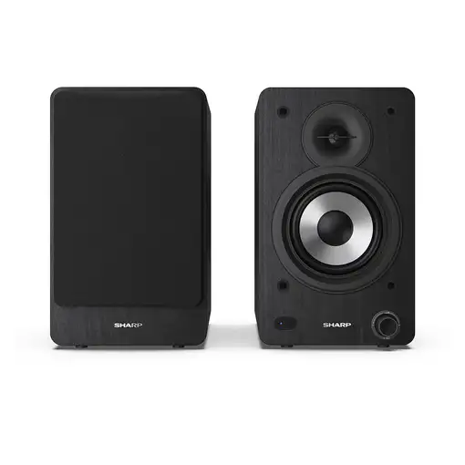 Sharp Bookshelf Speakers De 2 vías Negro Inalámbrico y alámbrico 60 W