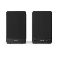 Sharp Bookshelf Speakers De 2 vías Negro Inalámbrico y alámbrico 60 W