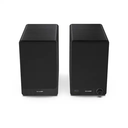 Sharp Bookshelf Speakers De 2 vías Negro Inalámbrico y alámbrico 60 W
