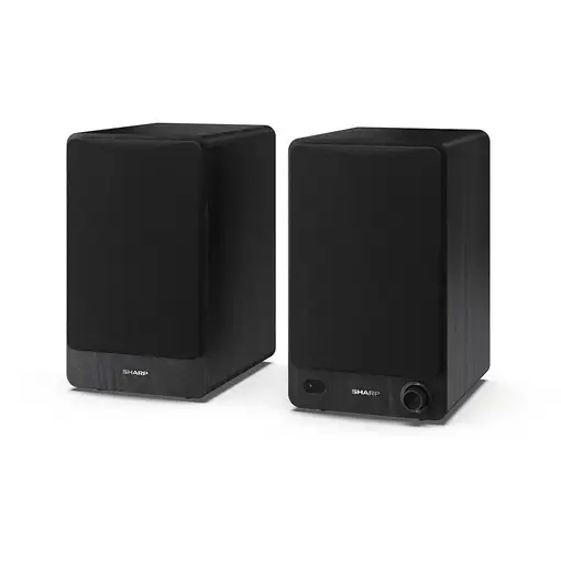 Sharp Bookshelf Speakers De 2 vías Negro Inalámbrico y alámbrico 60 W