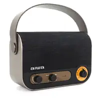 Aiwa RBTU-600 altavoz portátil o de fiesta Altavoz monofónico portátil Beige, Negr