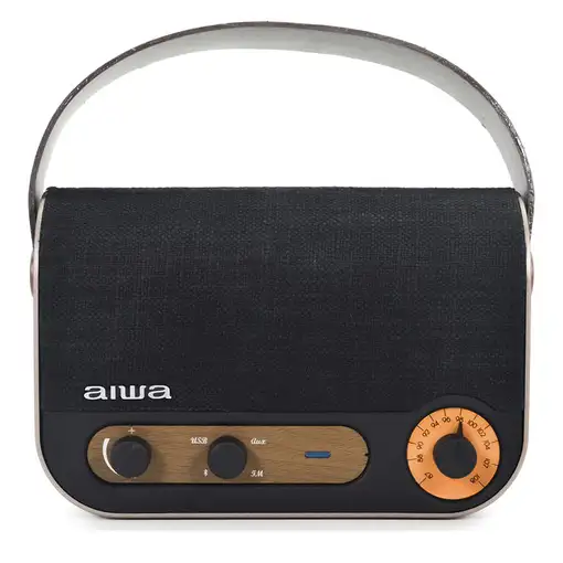 Aiwa RBTU-600 altavoz portátil o de fiesta Altavoz monofónico portátil Beige, Negr