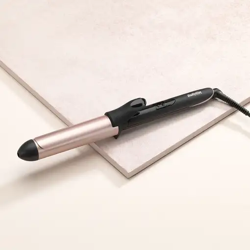BaByliss 32mm Curling Tong Rizador de pelo Caliente Negro, Rosa 2,5 m