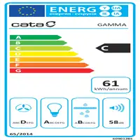 CATA GAMMA 900 De techo Acero inoxidable 700 m³/h