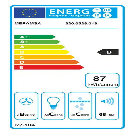 Mepamsa Gavia 60 De pared Acero inoxidable 740 m³/h