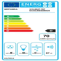Mepamsa Ecoline De pared Acero inoxidable 300 m³/h