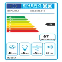 Mepamsa Gavia 70 De pared Acero inoxidable 740 m³/h
