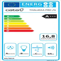 CATA Thalassa PRO 70 GWH De pared Blanco 640 m³/h
