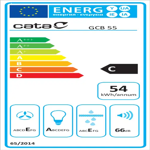 CATA GCB 55 X Telescópica o extraplana Acero inoxidable 370 m³/h