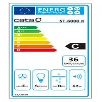 CATA ST-6000 X De pared Acero inoxidable 302 m³/h