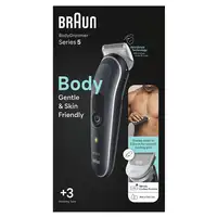 Braun BodyGroomer BG5340 Negro, Plata