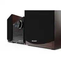 Sharp XL-B517D Microcadena de música para uso doméstico 45 W Marrón