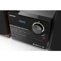 Sharp XL-B517D Microcadena de música para uso doméstico 45 W Marrón
