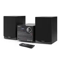Sharp XL-B517D Microcadena de música para uso doméstico 45 W Negro