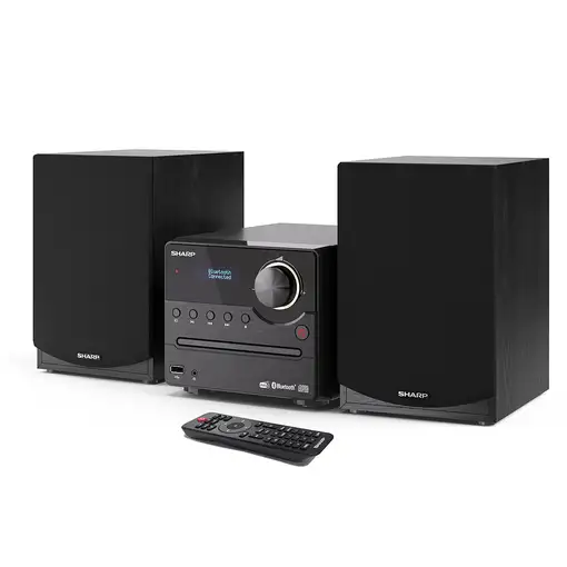 Sharp XL-B517D Microcadena de música para uso doméstico 45 W Negro
