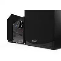 Sharp XL-B517D Microcadena de música para uso doméstico 45 W Negro