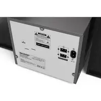 Sharp XL-B517D Microcadena de música para uso doméstico 45 W Negro