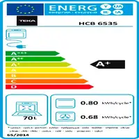 Teka HCB 6535 70 L 2615 W Acero inoxidable