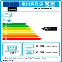Teka HLB 8400 P 71 L 3552 W Negro