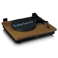 Lenco LS-100WD tocadisco Tocadiscos de tracción por correa Negro, Roble Automático