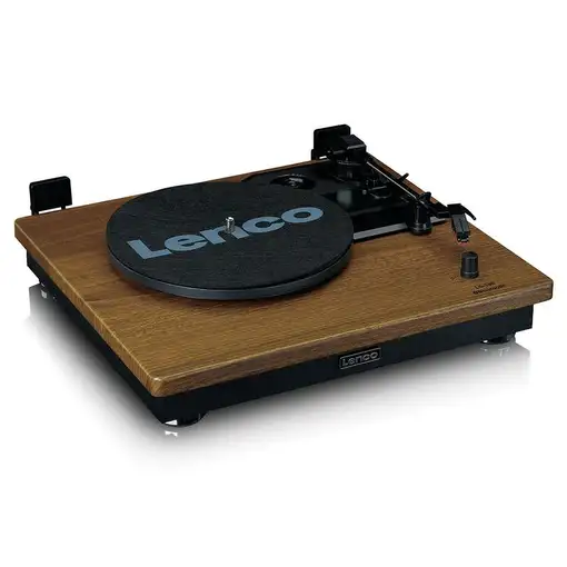 Lenco LS-100WD tocadisco Tocadiscos de tracción por correa Negro, Roble Automático