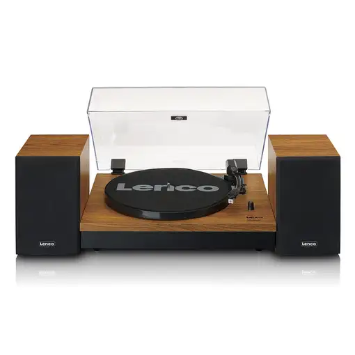 Lenco LS-310WD tocadisco Tocadiscos de tracción por correa Negro, Madera Manual