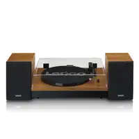 Lenco LS-310WD tocadisco Tocadiscos de tracción por correa Negro, Madera Manual