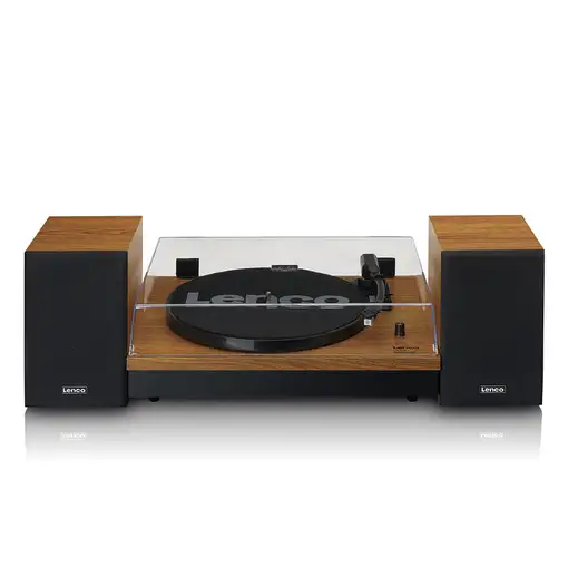 Lenco LS-310WD tocadisco Tocadiscos de tracción por correa Negro, Madera Manual