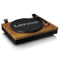 Lenco LS-310WD tocadisco Tocadiscos de tracción por correa Negro, Madera Manual
