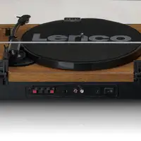 Lenco LS-310WD tocadisco Tocadiscos de tracción por correa Negro, Madera Manual