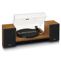 Lenco LS-310WD tocadisco Tocadiscos de tracción por correa Negro, Madera Manual