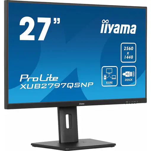 iiyama ProLite XUB2797QSNP-B1 pantalla para PC 68,6 cm (27") 2560 x 1440 Pixeles W