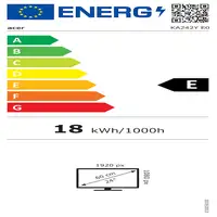 Acer KA2 KA242YE0bi LED display 60,5 cm (23.8") 1920 x 1080 Pixeles Full HD LCD Ne